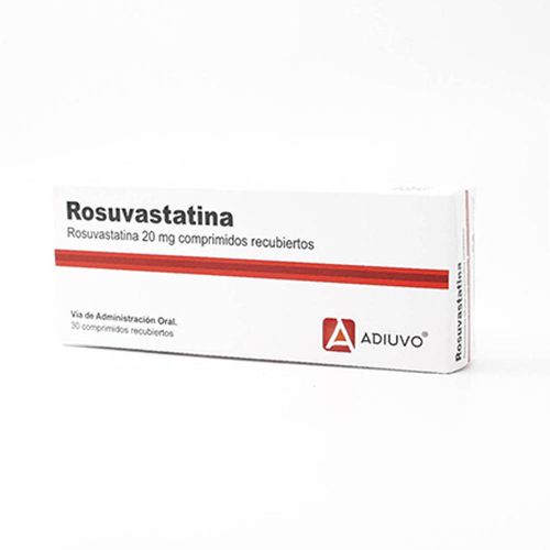 Rosuvastatina 20mg Adiuvo 30 Comprimidos
