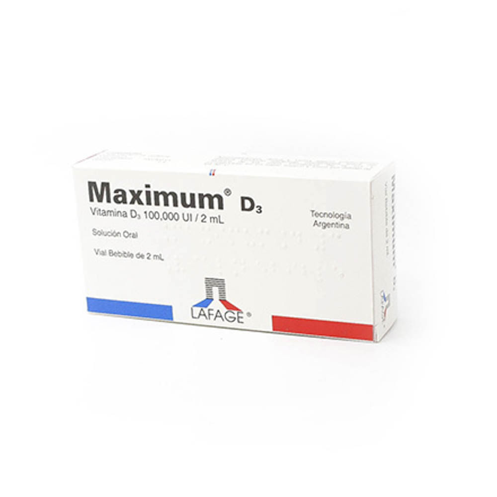 Maximum D3 Solucion Vial Bebible de 2ml - Siman El Salvador
