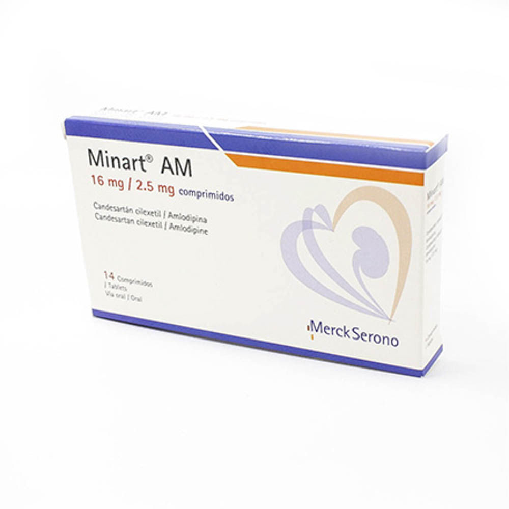 Minart AM 16mg/2.5mg 14 Comprimidos - Siman El Salvador