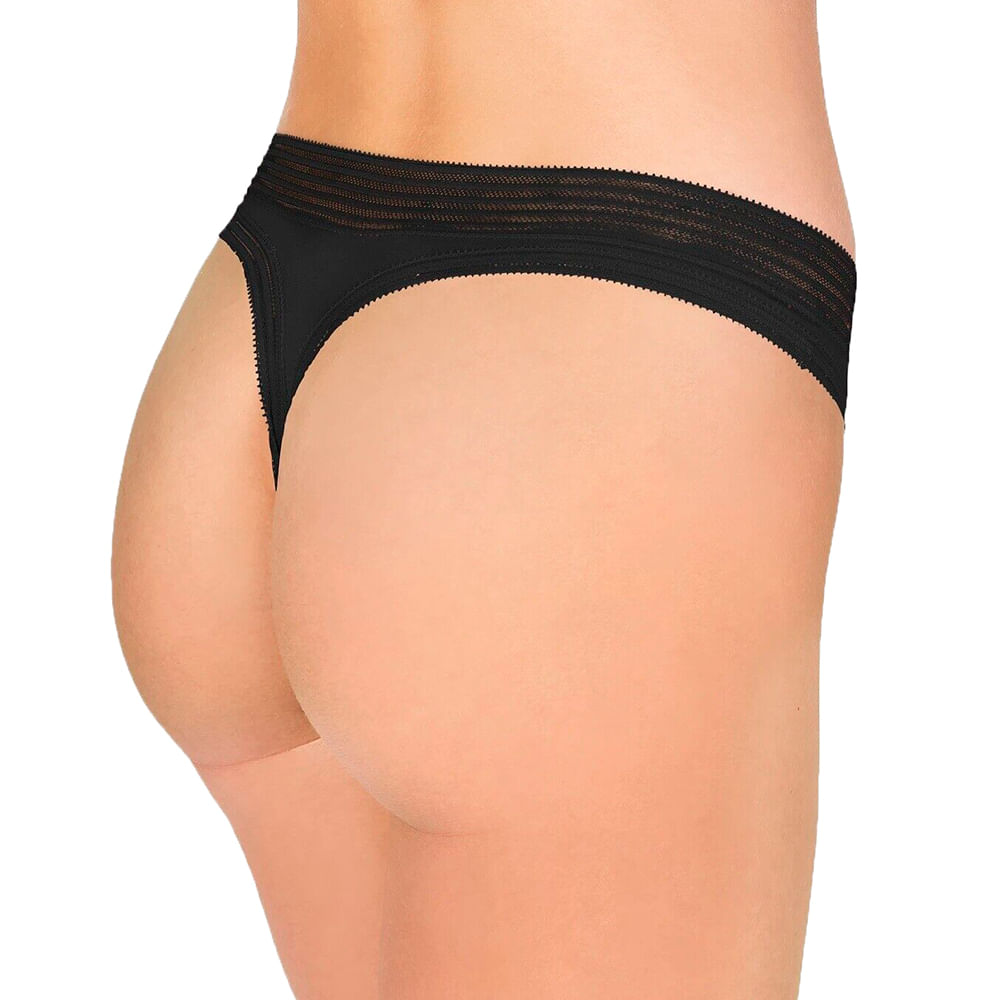 Tanga Calvin Klein color negro para dama - Siman El Salvador