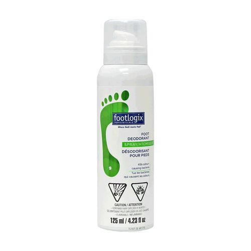 Spray desodorante antibacterial para pies