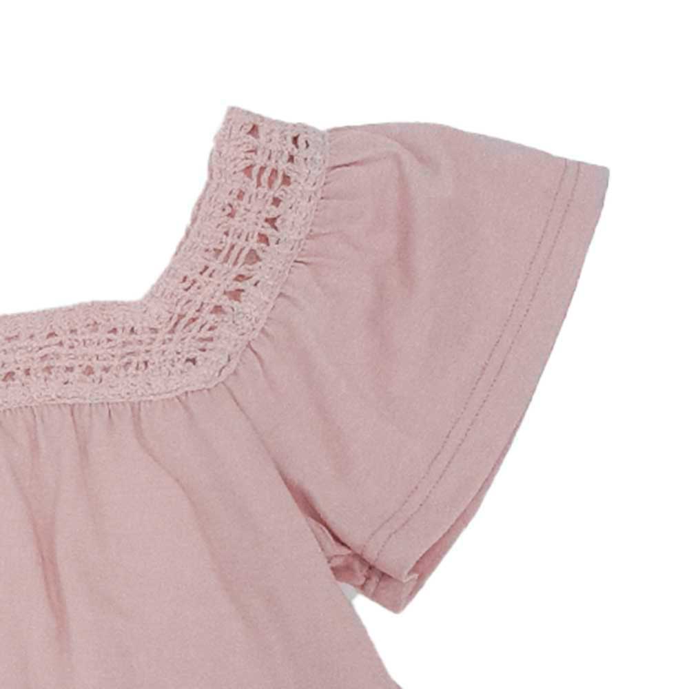 Blusa Conguitos Elegance Para Niña - Color Rosa, Diseño Elegante, Talla Normal