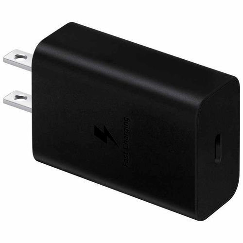 Cargador fast charger usb a tipo c negro