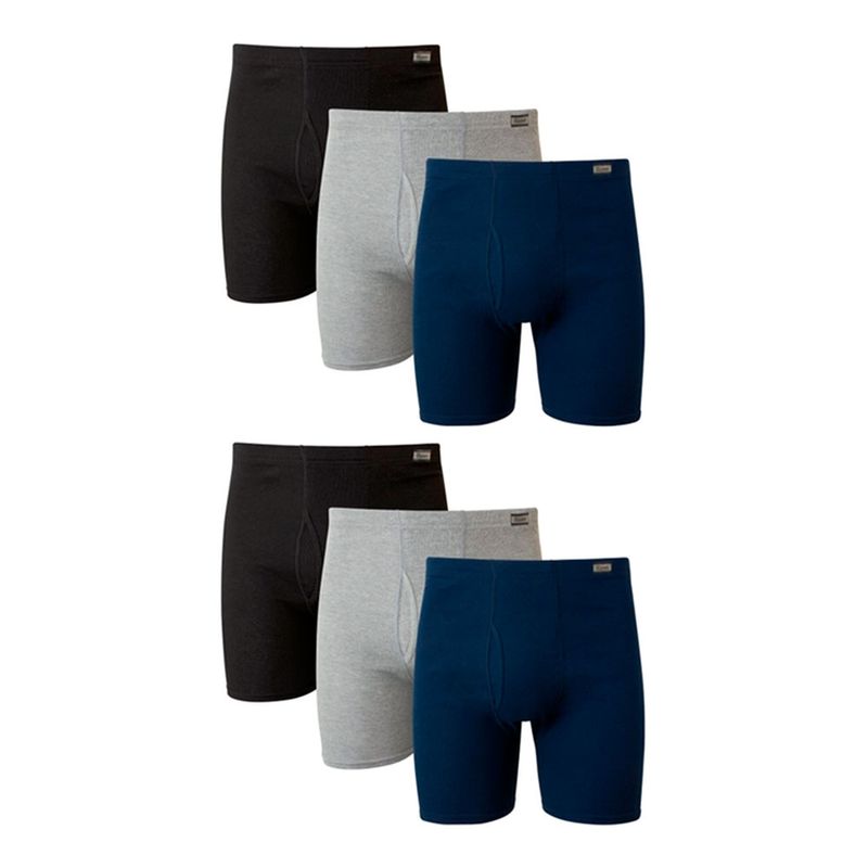 Pack de 6 boxers brief Hanes multicolor para hombre - Siman El Salvador