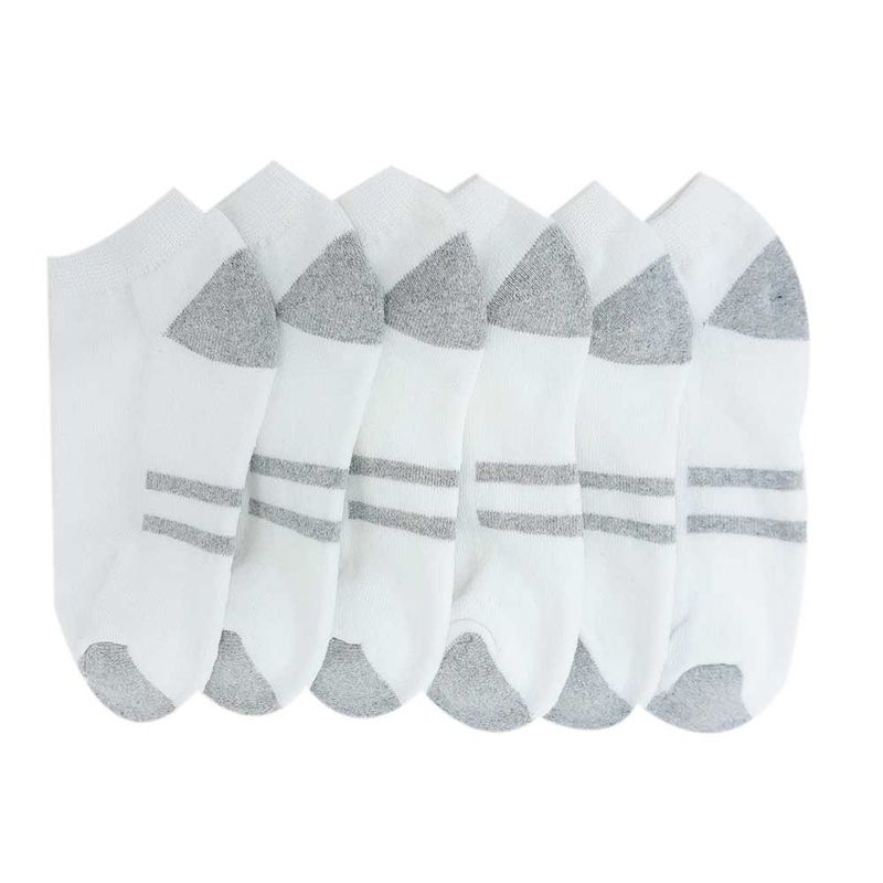 Set-de-6-pares-de-calcetines-multicolor-solido-para-niño