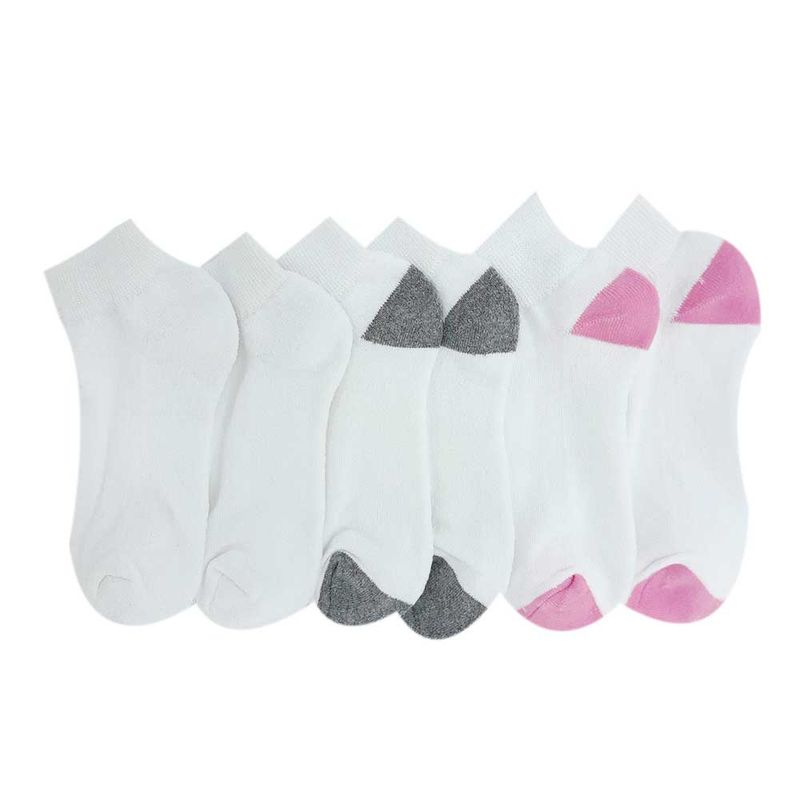 Set-de-6-pares-de-calcetines-multicolor-solido-para-niña