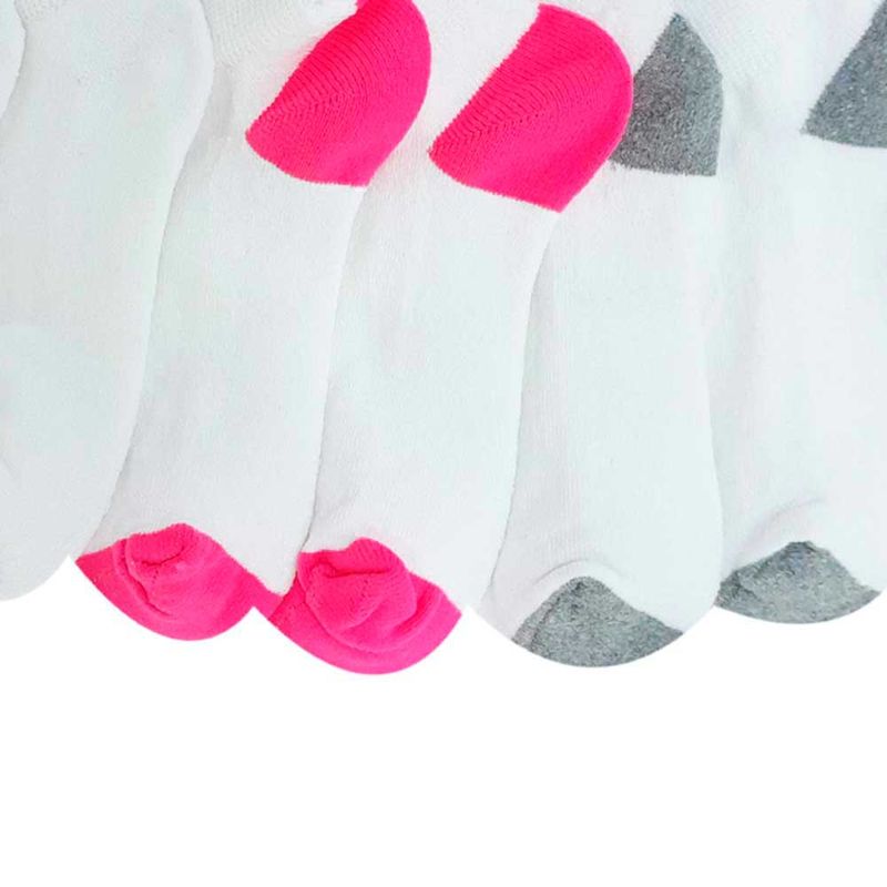 Set-de-6-pares-de-calcetines-multicolor-solido-para-niña