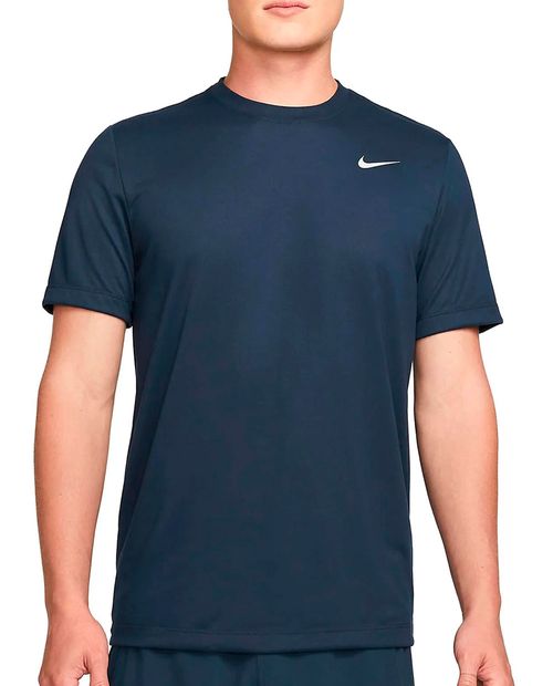 Camiseta deportiva azul Nike para hombre