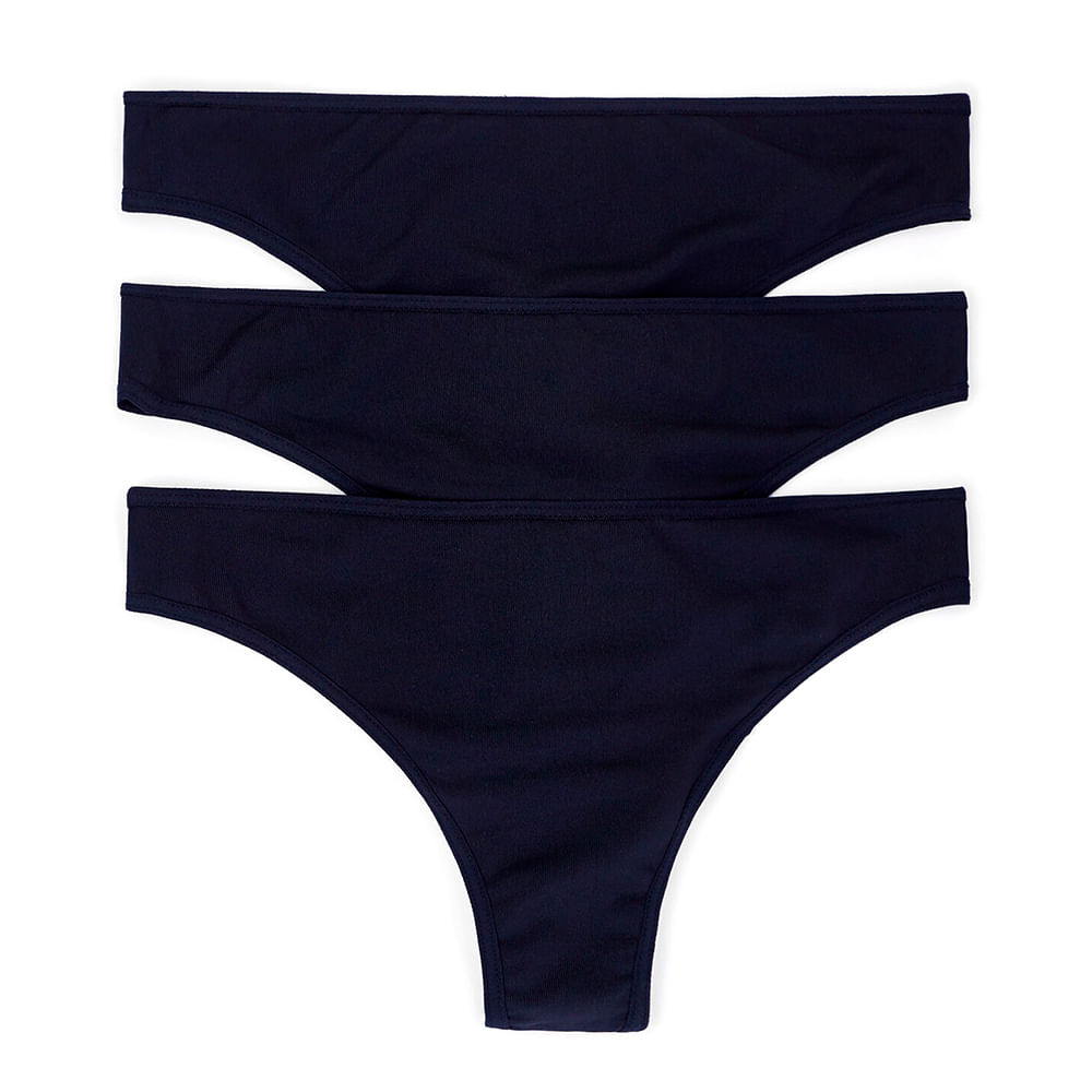 H&m Calzones Negros Con Encaje Pack De Tangas Women Secret