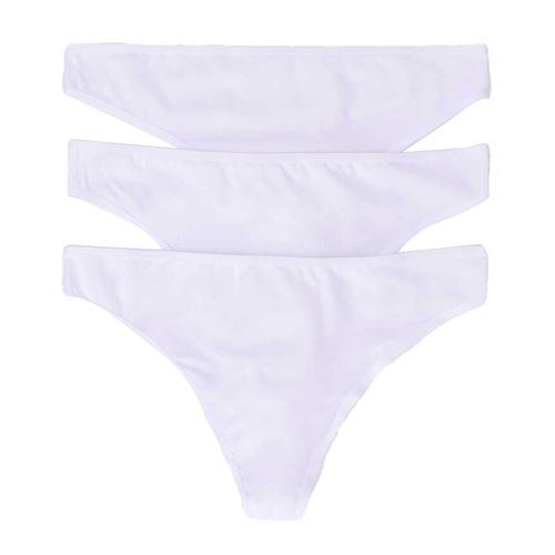 3 pack tanga Women Secret color blanco para dama