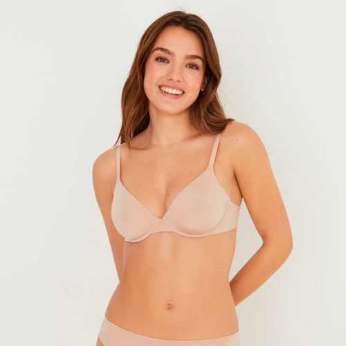 Sujetador beige mujer