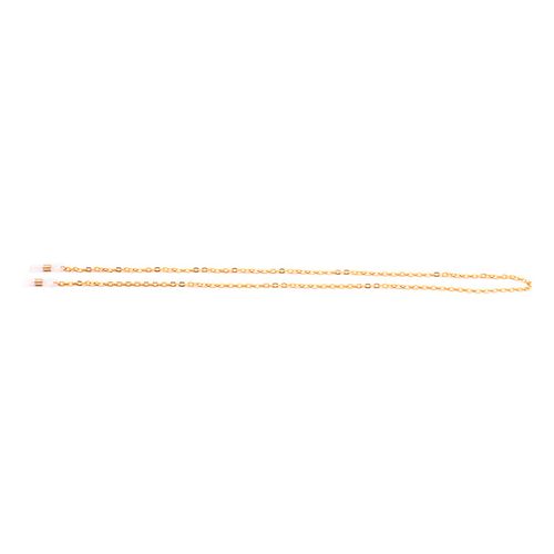 Cadena sujeta lentes BK metálica color dorado unisex
