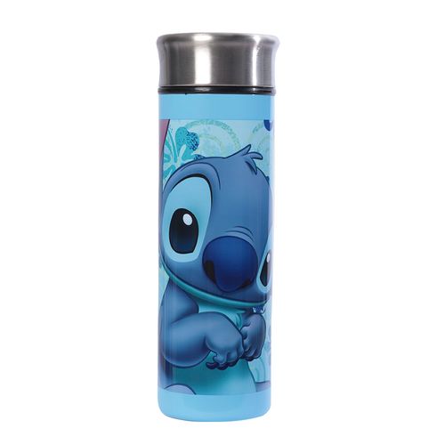Termo doble pared Disney Stitch de acero inoxidable 430 ml