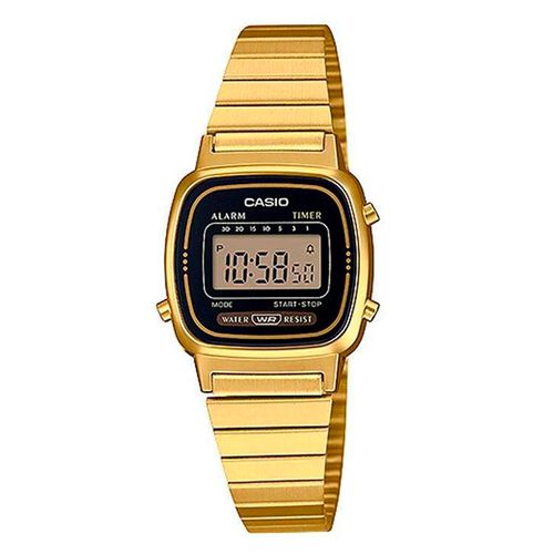 Reloj Casio digital metal dorado para mujer