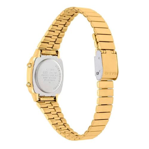 Reloj Casio digital metal dorado para mujer