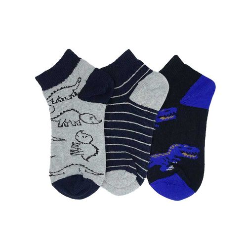 Set de 3 pares de calcetines multicolor con estampado para niño