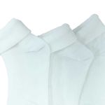 Set-de-3-pares-de-calcetines-blanco-solido-para-niña
