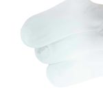 Set-de-3-pares-de-calcetines-blanco-solido-para-niña
