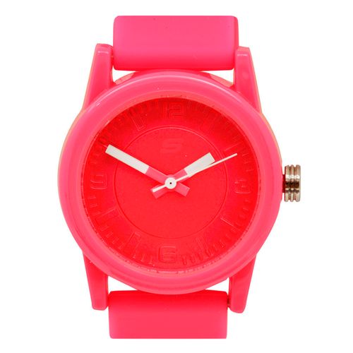 Reloj Skechers análogo silicona rosado