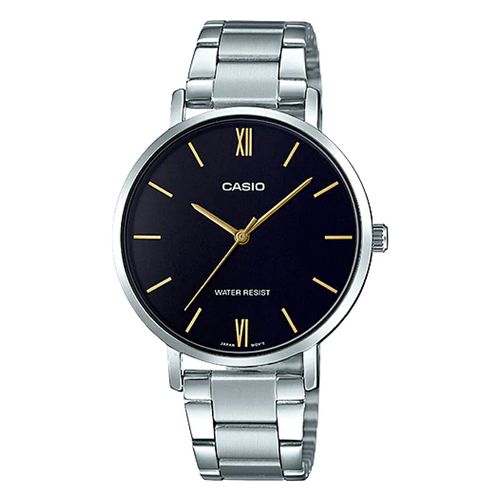 Reloj Casio Vip análogo metal plateado para mujer