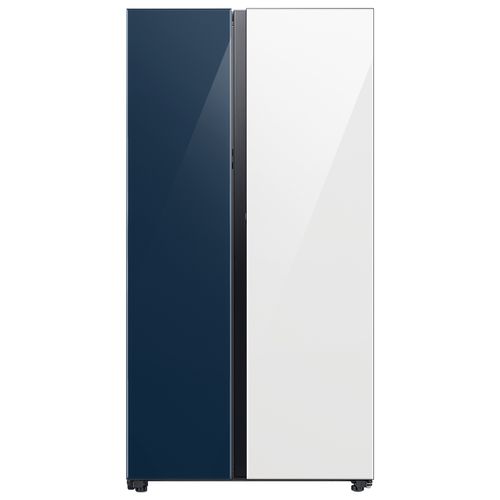 Refrigerador Samsung Bespoke de 22 pulgadas, lado a lado, Energy Star // RS23CB760A7NAP