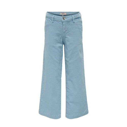 Jeans celeste sólido para niña