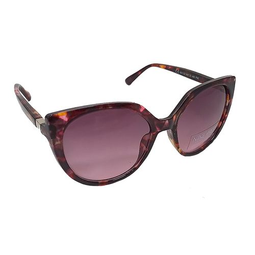 Lente de sol cat eye multicolor para mujer Nine West