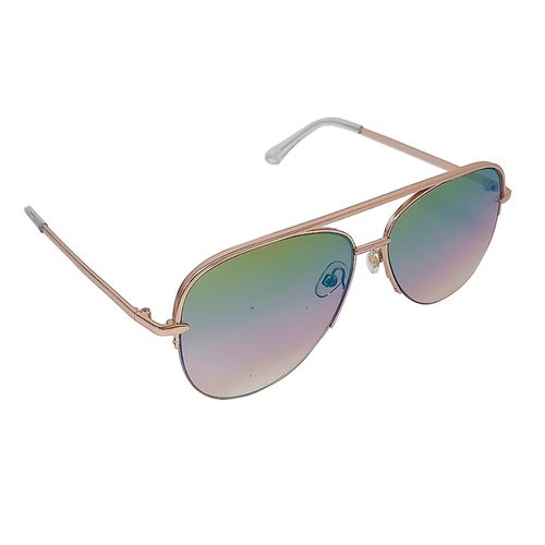 Lente de sol Panama Jack aviador metálico multicolor para mujer