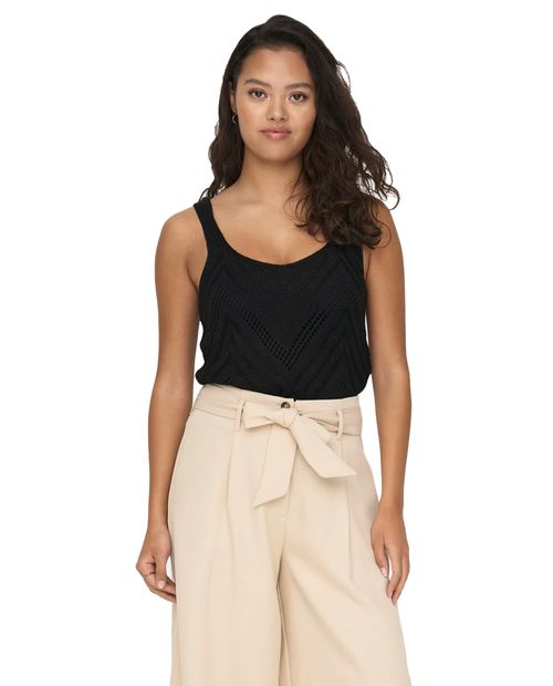 Camiseta JDY tank top negra para mujer