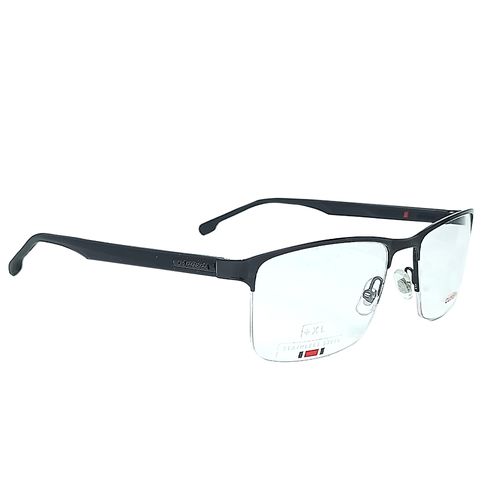 Aro semi al aire rectangular Carrera metal negro para caballero