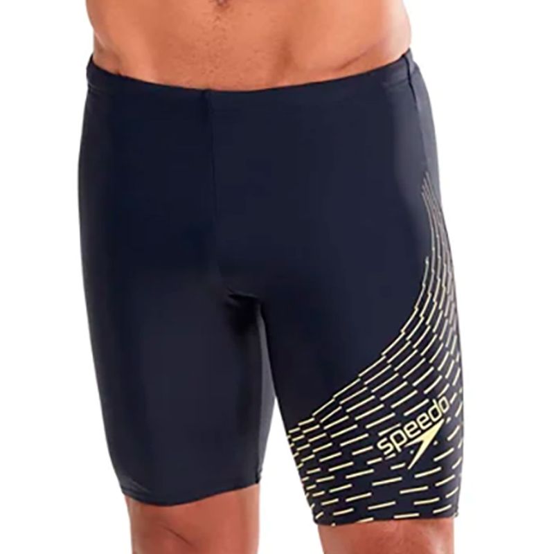 Traje de baño deportivo navy estampado Speedo para hombre Siman