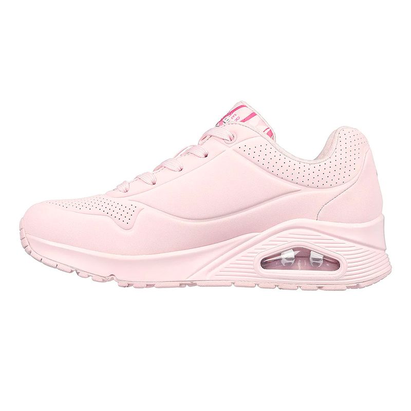 Zapato deportivo casual Skechers color rosa para mujer