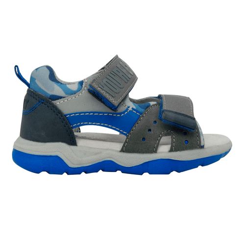 Sandalia casual Colloky gris/azul para niño bebé