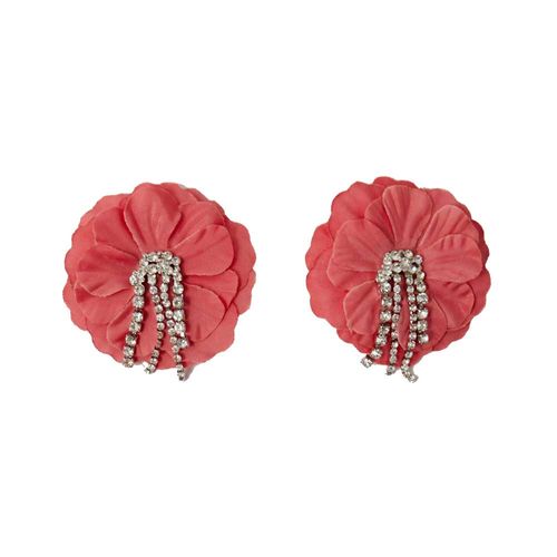 Aretes con pétalos para mujer