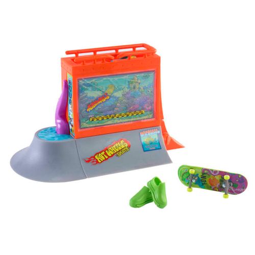 Hot wheels skate pista juguete skate park para fingerboard