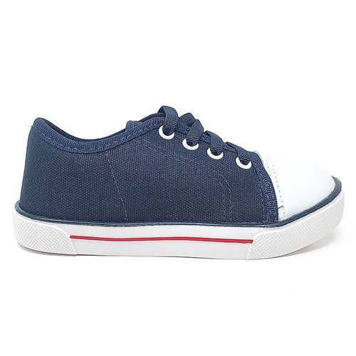 Zapato deportivo casual Orange navy/blanco para niño bebé