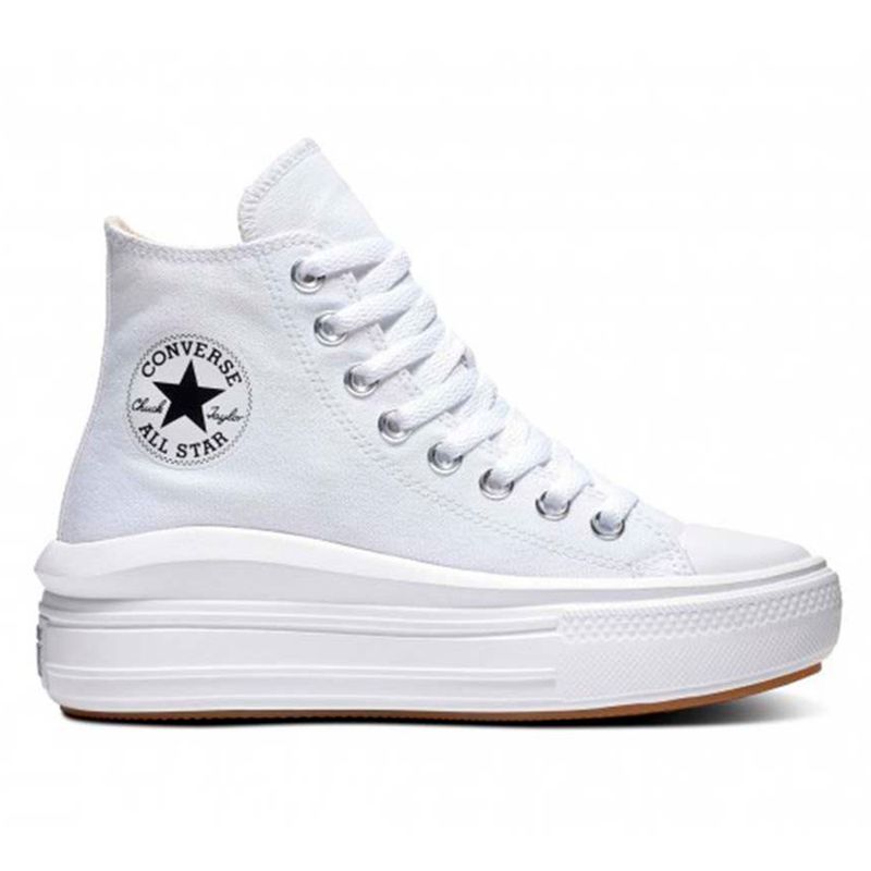 Zapato deportivo casual Converse Chuck Taylor All Star Move blanco para mujer Siman Costa Rica
