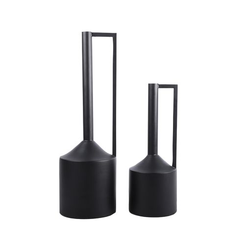 Set de floreros decorativos metálicos 54.6 cm