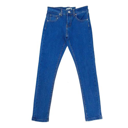 Jeans azul sólido para niño