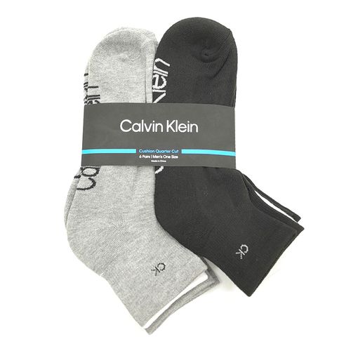 Paquete de 6 pares de calcetines quarter cut multicolores para hombre