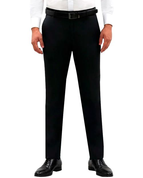 Pantalón travel luxe slim fit negro