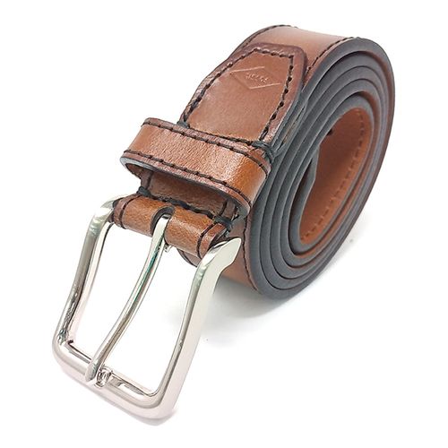 Cinturón casual café claro para hombre