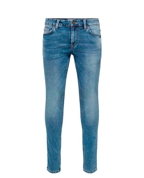 Jeans skinny azul para hombre
