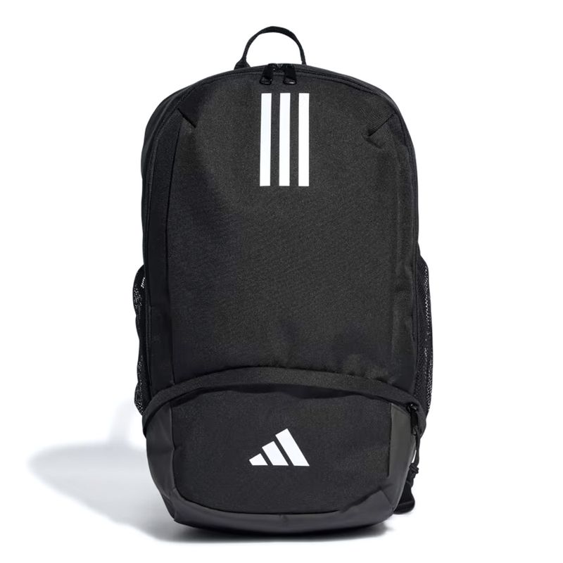 Mochila deportiva Adidas negra con blanco