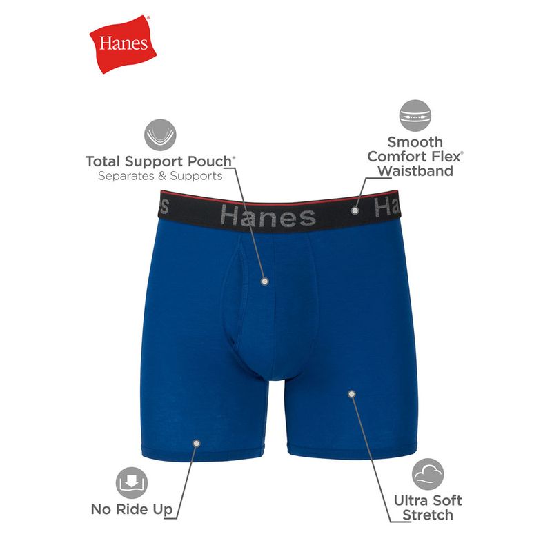 Pack de 3 boxers brief Hanes multicolor para hombre - Siman El Salvador