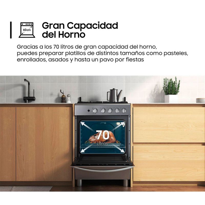 Cocina a gas de 24