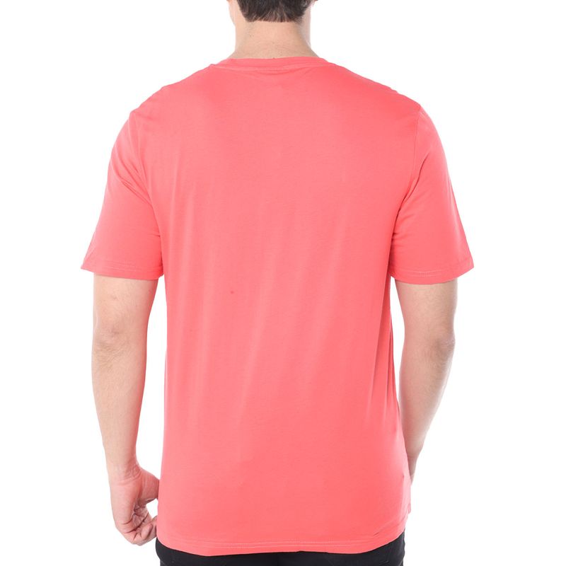 Gents Camiseta basica coral solida para hombre