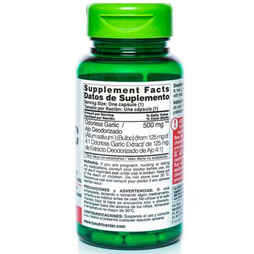 Odorless Garlic 500mg