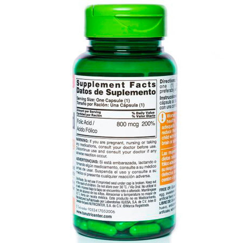 Folic Acid 800mcg - Siman El Salvador