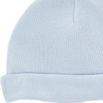 Set-de-2-gorros-azul-solido-para-bebe-niño